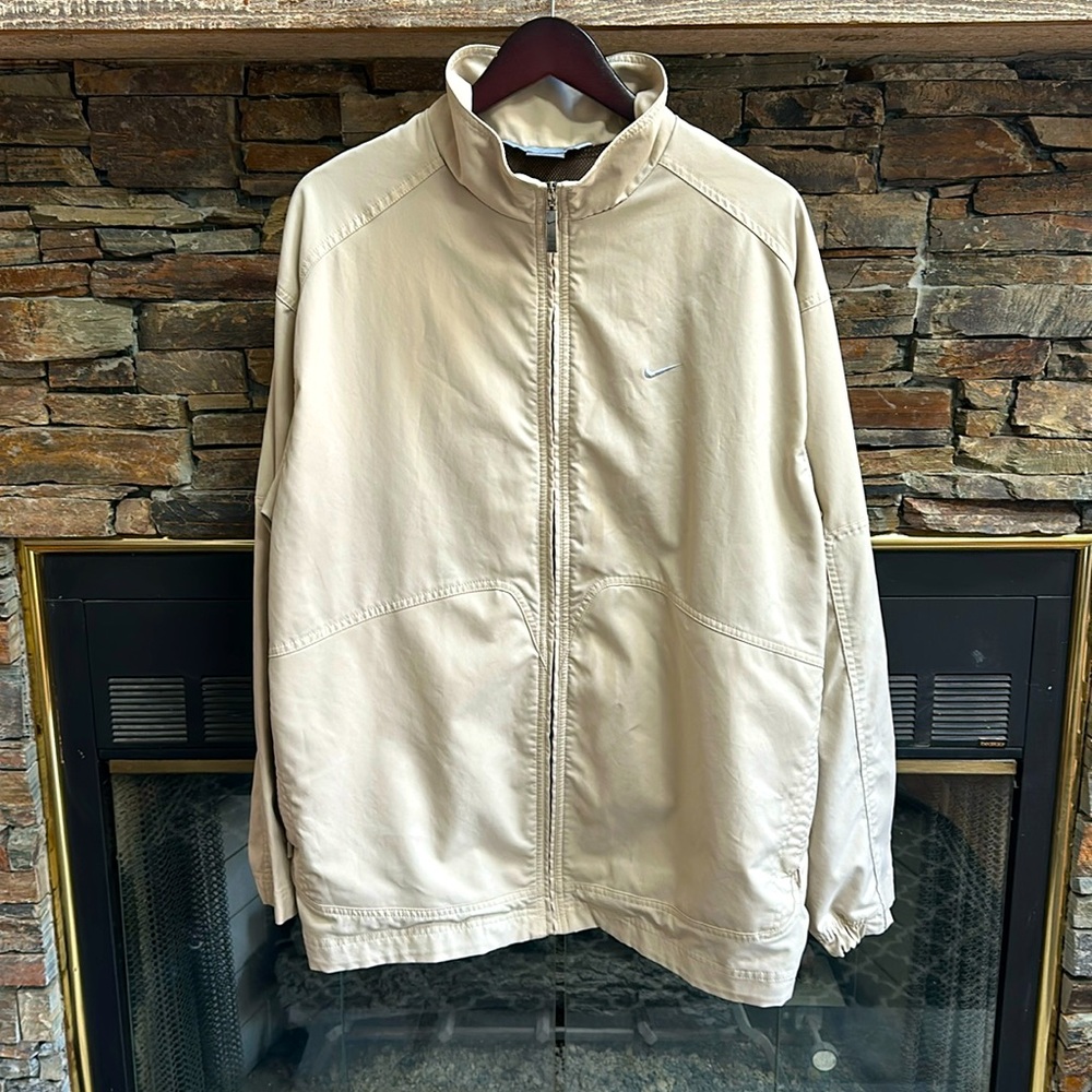 Men’s XL Tech Windbreaker Zip Up Crew Neck